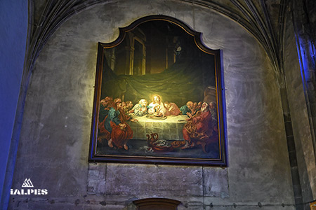 Repas de la Scène, Co-cathédrale Notre-Dame deBourg-en-Bresse, Ain