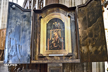 Tableau Miraculeurx, Co-cathédrale Notre-Dame deBourg-en-Bresse, Ain
